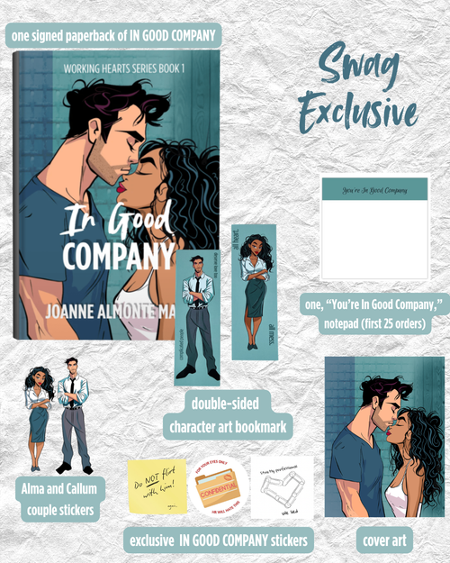 IN GOOD COMPANY Signed Paperback + Swag Bundle